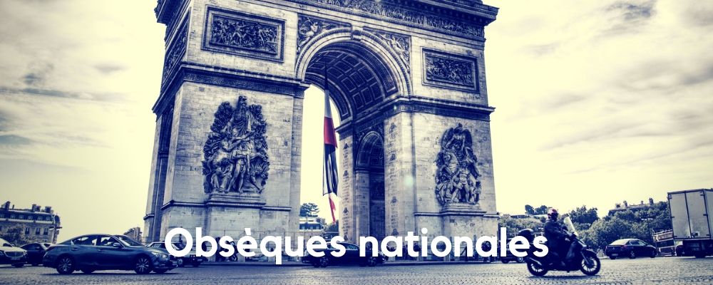 Funérailles nationales, Deuil national et hommage national